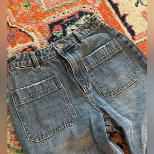 Amuse society wide leg jeans